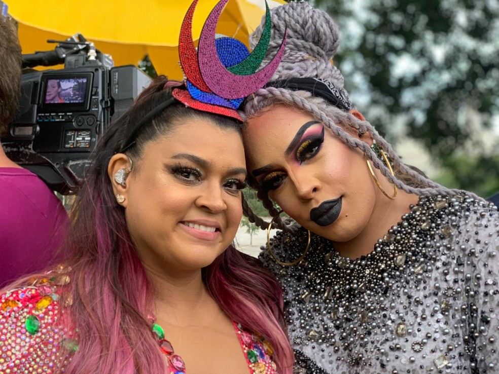 Preta Gil no Chá da Gloria Groove